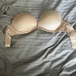 Victoria Secret Strapless Beige Bra